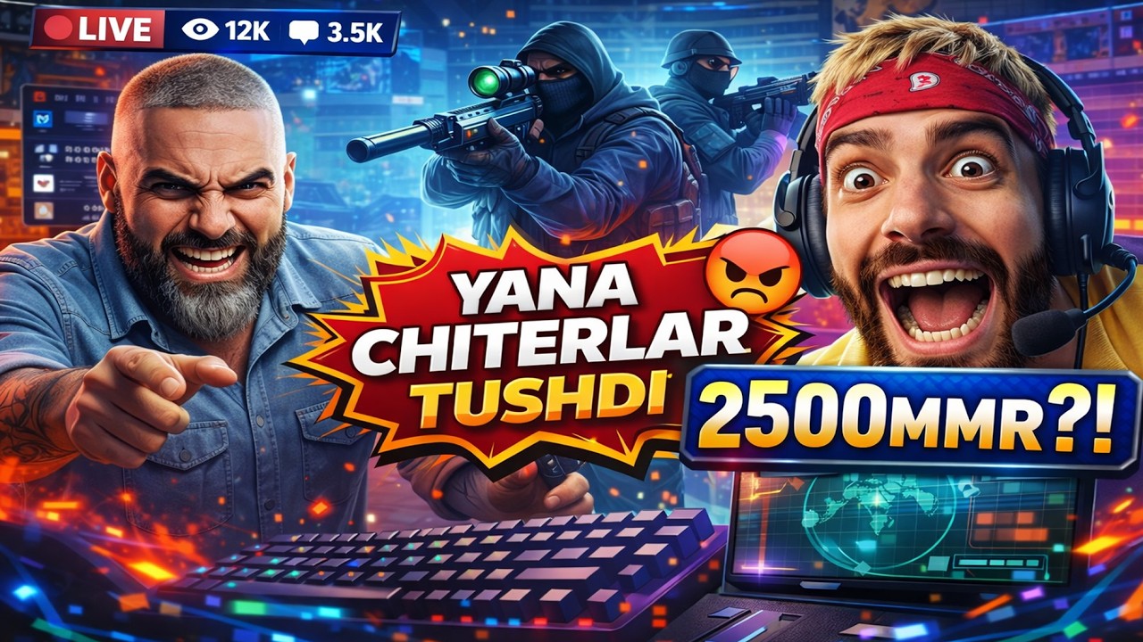 STANDOFF 2 UZB | 🎮 YANA CHITERLAR??! 😡
