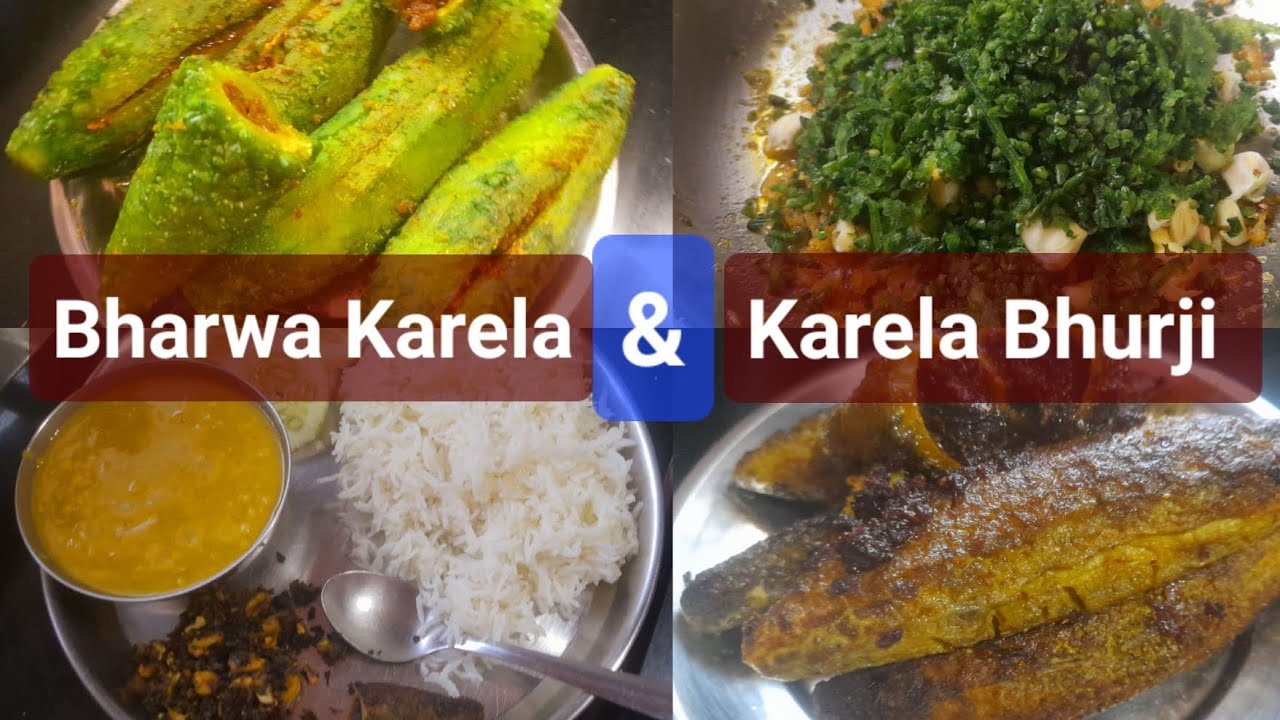 Bharwa Karela and Karela Bhurji #HealthyRecipes, #भरवांकरेला, #BitterGourd, @navyapuneetawasthi1887