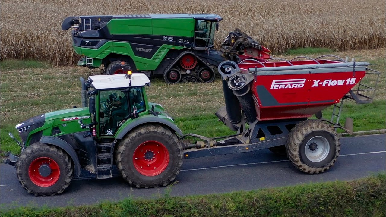 Moisson 2022 avec une Fendt Ideal 7T unique aux couleurs Fendt ! 🟢⚫️