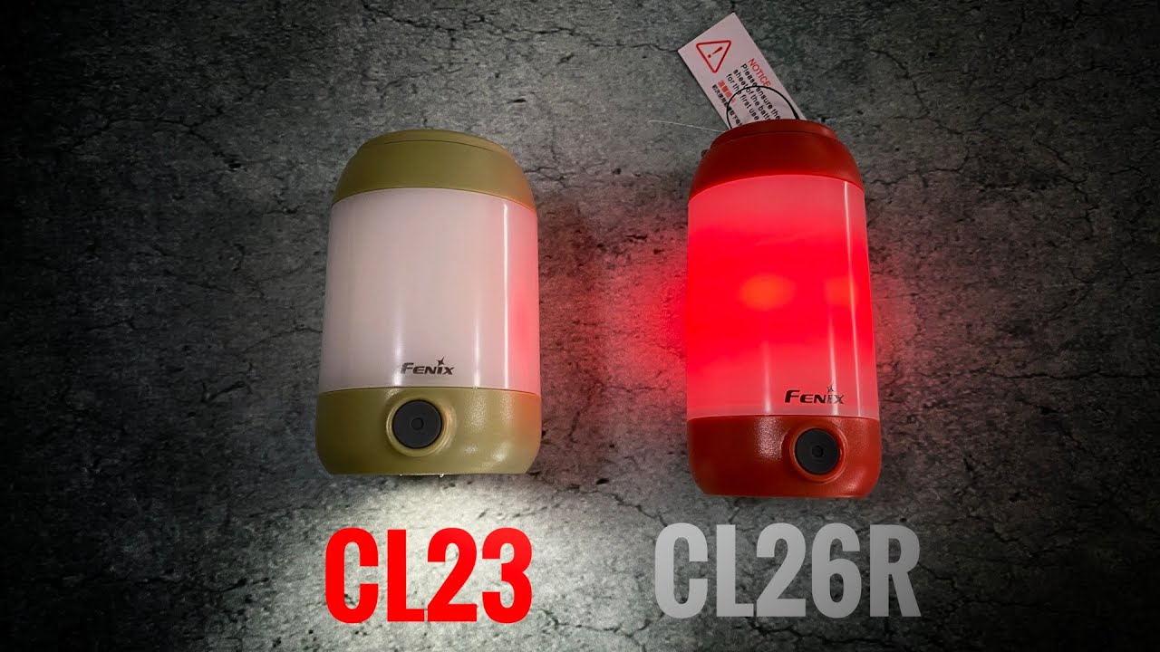 Кемпинговые фонари Fenix CL23 и CL26R