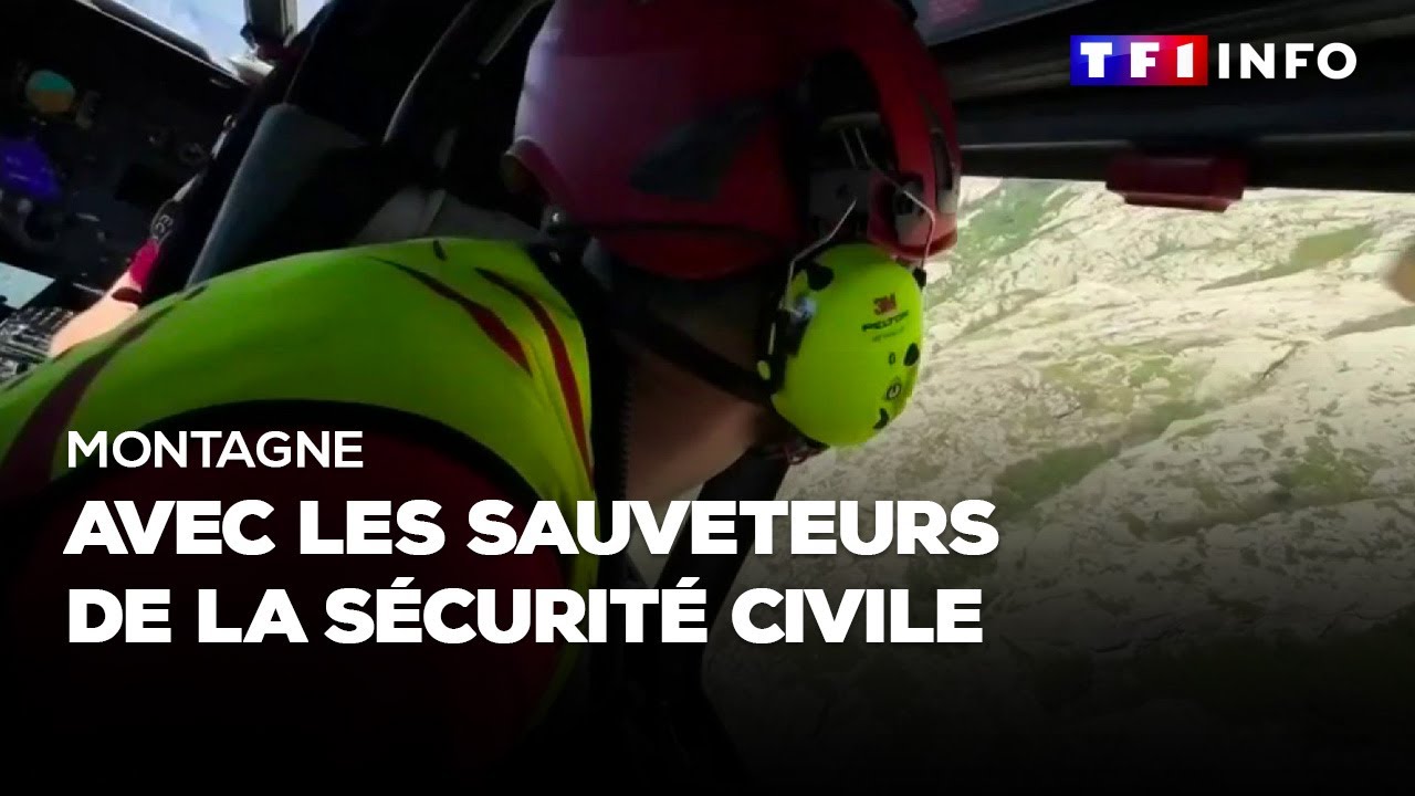 Montagne : avec les sauveteurs de la sécurité civile