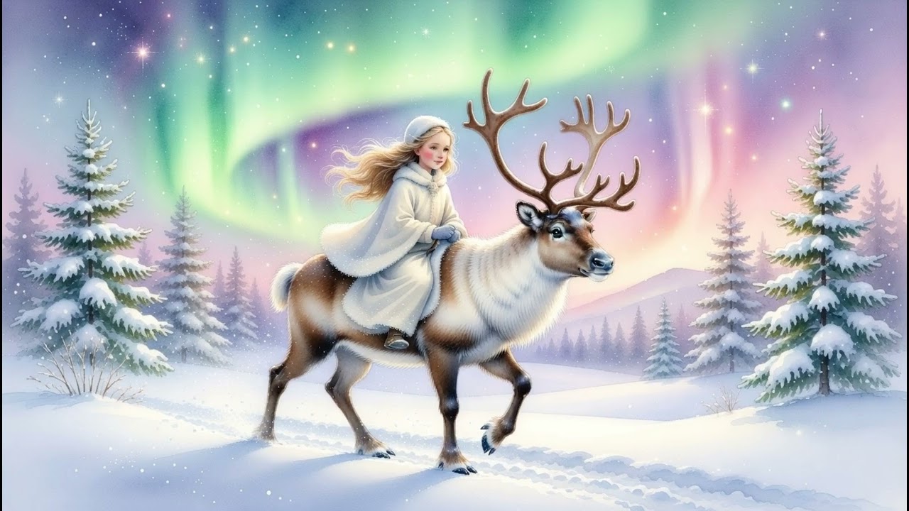 Królowa Śniegu – Część 3/4 | Relaksacyjna Bajka na Dobranoc Andersena (Spokojny Głos)