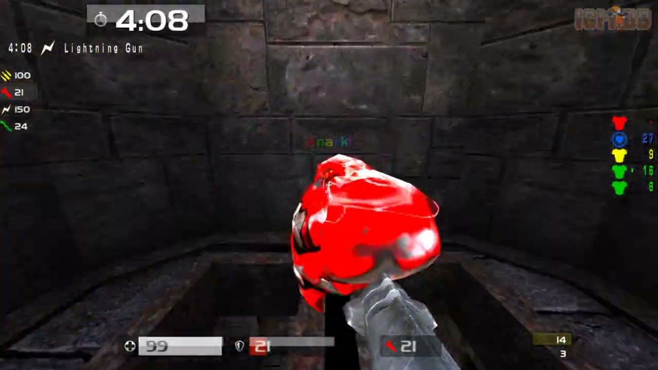 Quake Live: a test match lava vs anarki