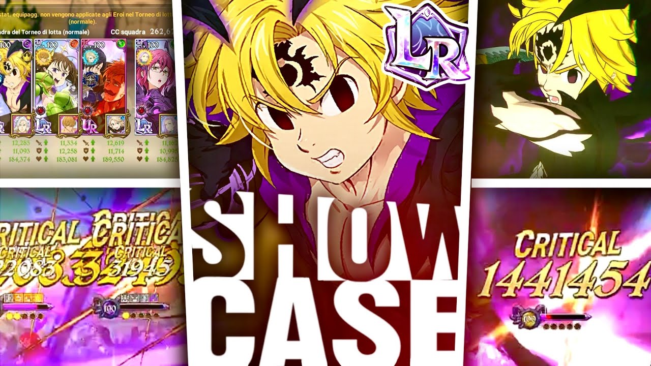 TOTALMENTE OVERPOWER!!😱 NEW ASSAULT MODE MELIODAS LR SHOWCASE! - Seven Deadly Sins Grand Cross ITA