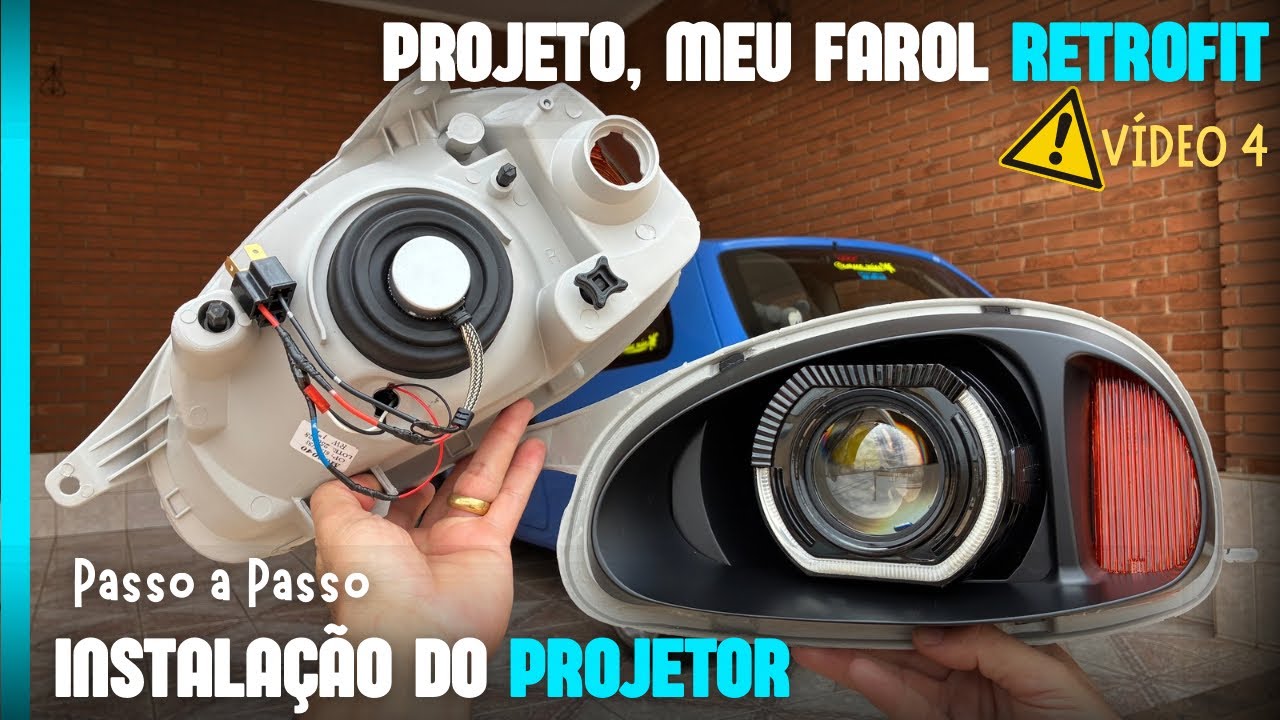 INSTALAÇÃO DO PROJETOR NO FAROL