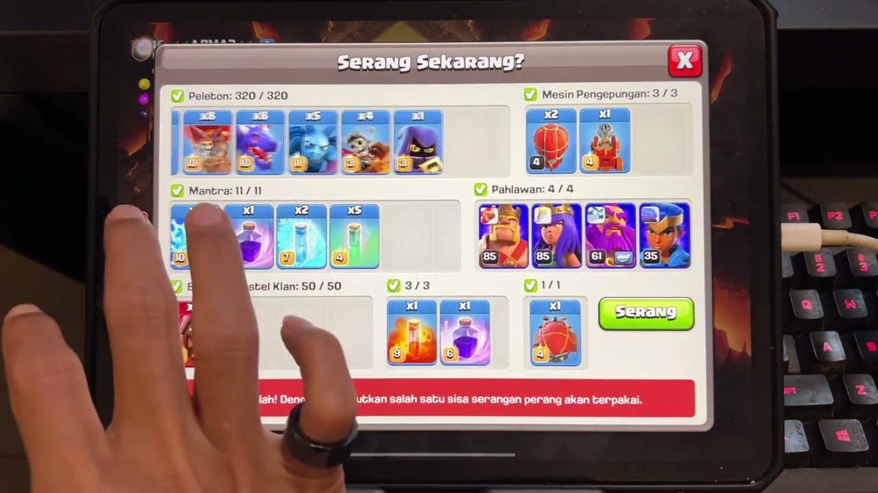 HandCam Clash of Clans || Town Hall 15