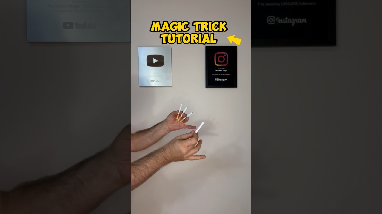 THE BEST CIGARETTE MAGIC TRICK TUTORIAL 🪄 #foryou #tutorial #magic #tricks #trending #trend #shorts