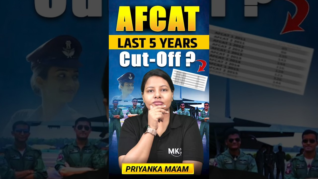 📊 AFCAT Last 5 Year Cut Off Explained | Set Your Target Smartly!