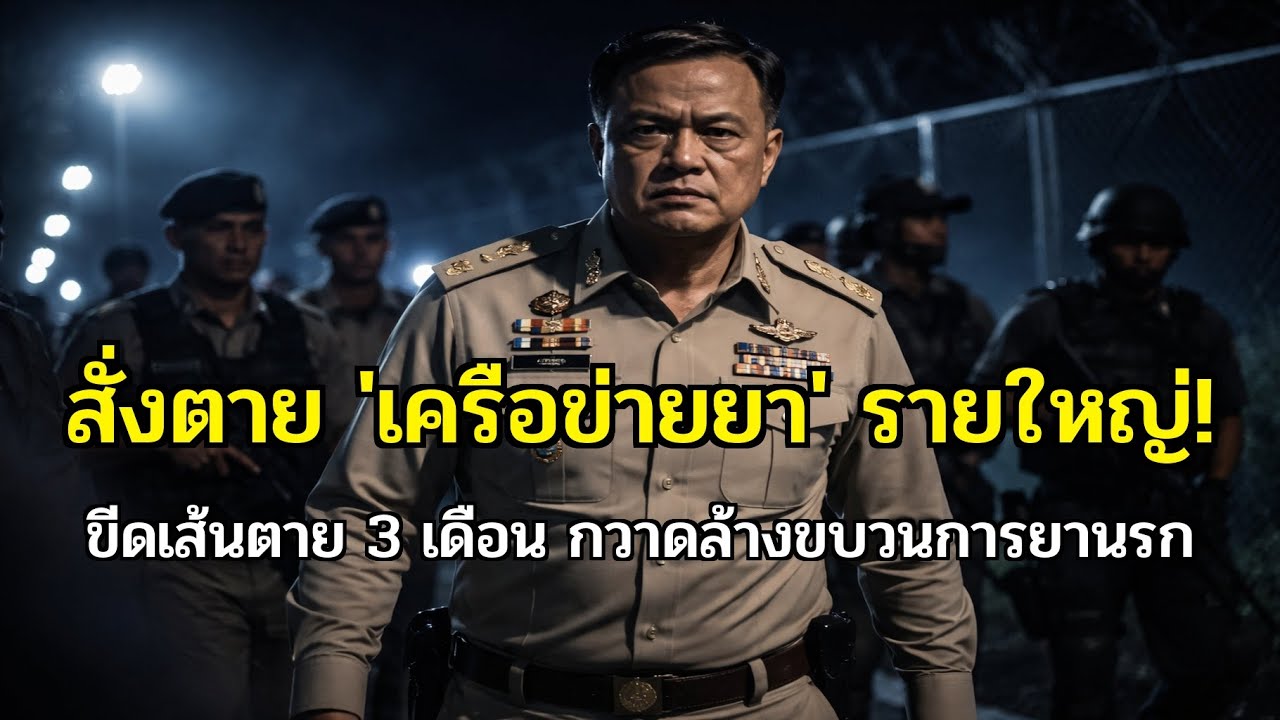 ปฏิบัติการ 'กวาดล้าง' นายกฯ ลั่น! ยาเสพติดต้องหมดไปจากแผ่นดินไทย