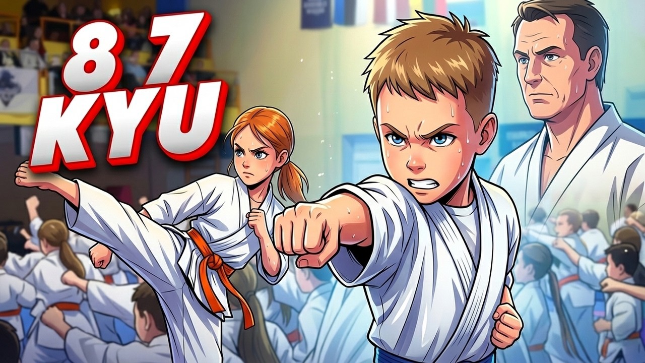 8, 7 kyu EXAM karate kyokushin ekzaminas 2026 Klaipėda