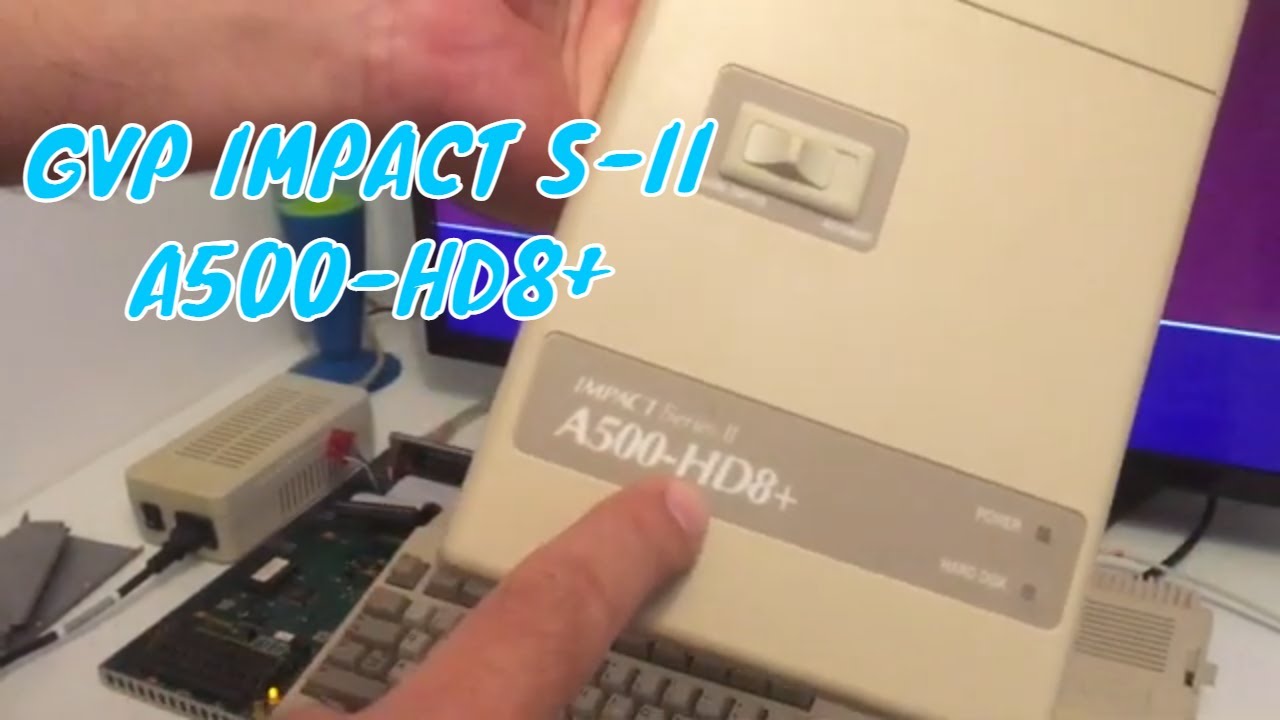 GVP Impact A500 HD8+ Series II Commodore Amiga 500 HD RAM Sidecar expantion