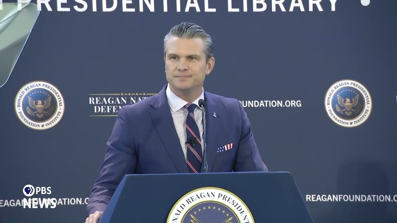 WATCH: Hegseth delivers keynote address at Reagan National Defense Forum