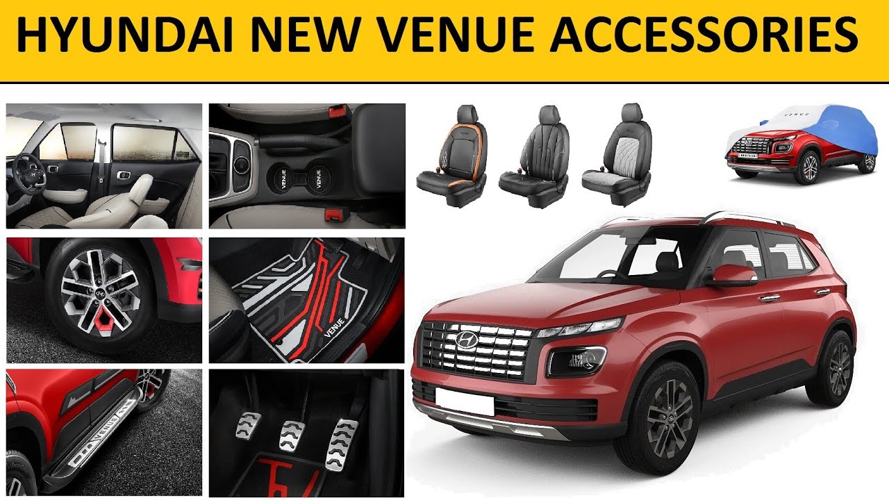 hyundai venue genuine accessories with price and venue details