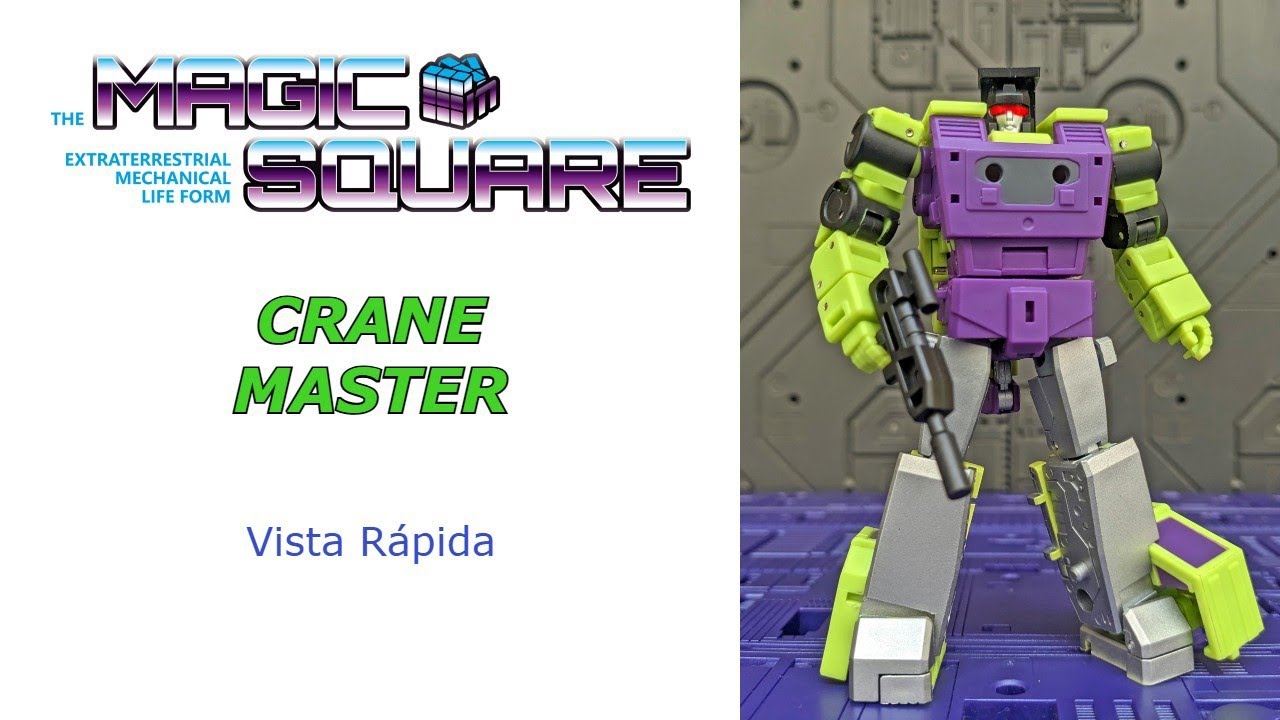 Vista Rápida Magic Square Toys MS-B39A Crane Master (Legend Scale G1 Constructicon Hook)
