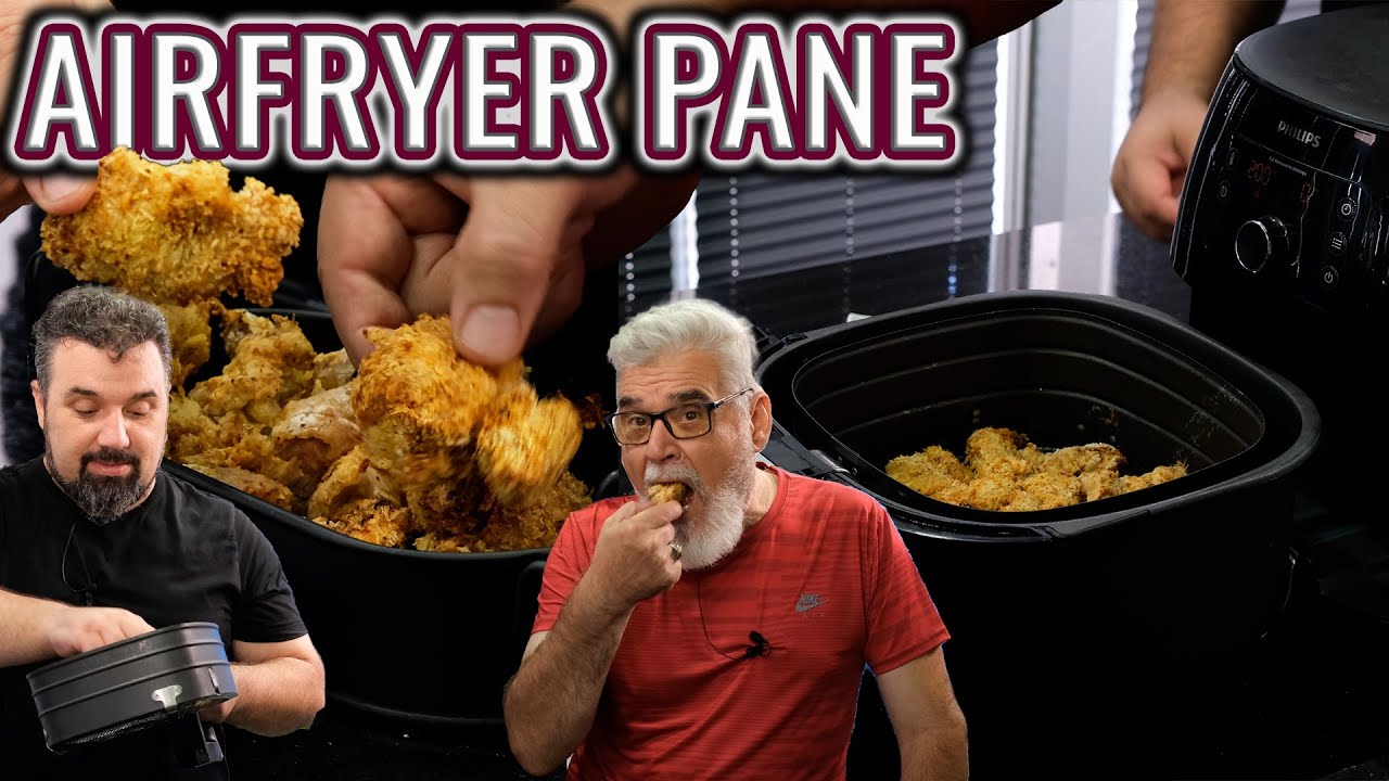 YARIM ÇAY KAŞIĞI YAĞ İLE KFC TAVUK (Airfryer da 2 Çeşit Et , 2 Farklı Yöntem İle Pane (KFC) Tavuk)
