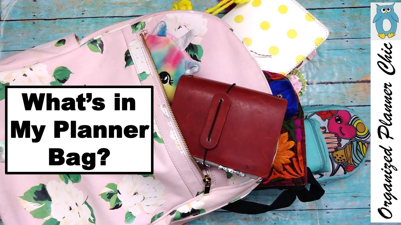 What's in My Planner Bag | On the Go Planning Essentials