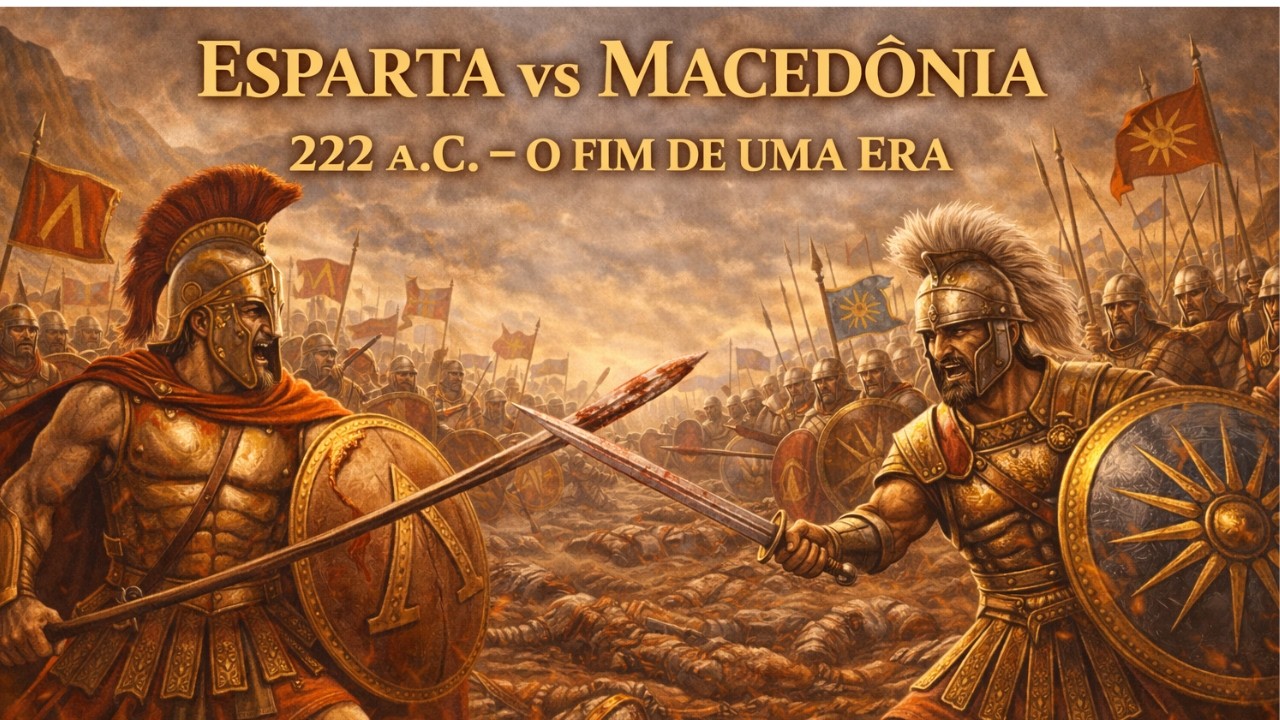 Esparta vs Macedônia (222 a.C.) - O Fim de Uma Era