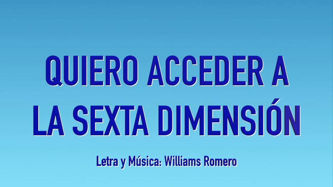 Quiero acceder a esa dimensión - Williams Romero 432hz