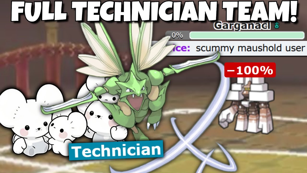 FULL TECHNICIAN ABILITY TEAM DESTROYS POKEMON SCARLET AND VIOLET!