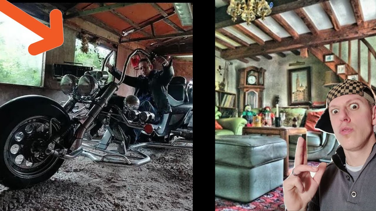 je découvre un trike dans une auberge incroyable abandonnée depuis 5 ans