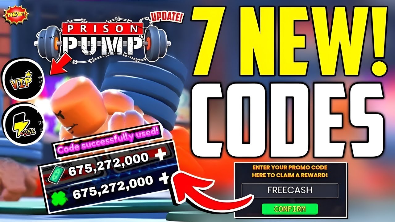 ⚠️Active!💥[CODE]⚠️ PRISON PUMP ROBLOX CODES MARCH 2026 - PRISON PUMP CODES