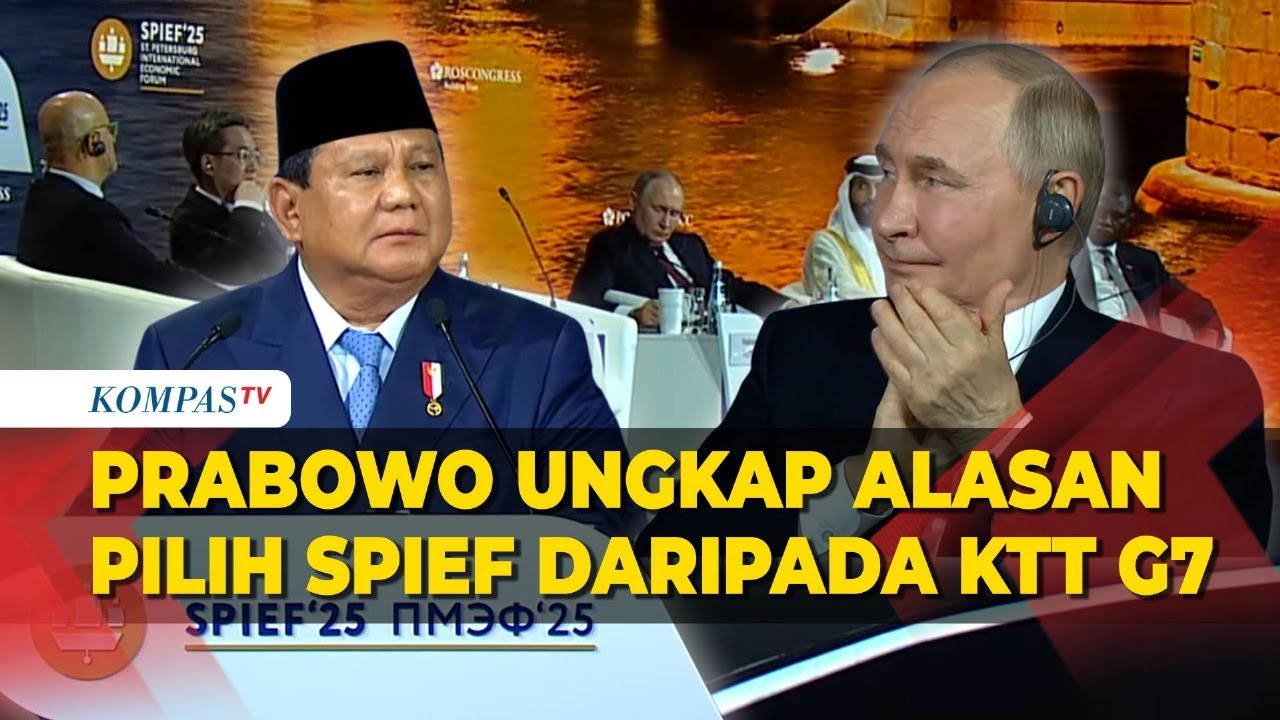 Putin Sampai Tepuk Tangan! Prabowo Ungkap Alasan Pilih ke SPIEF: We Want to be Friend to Anybody