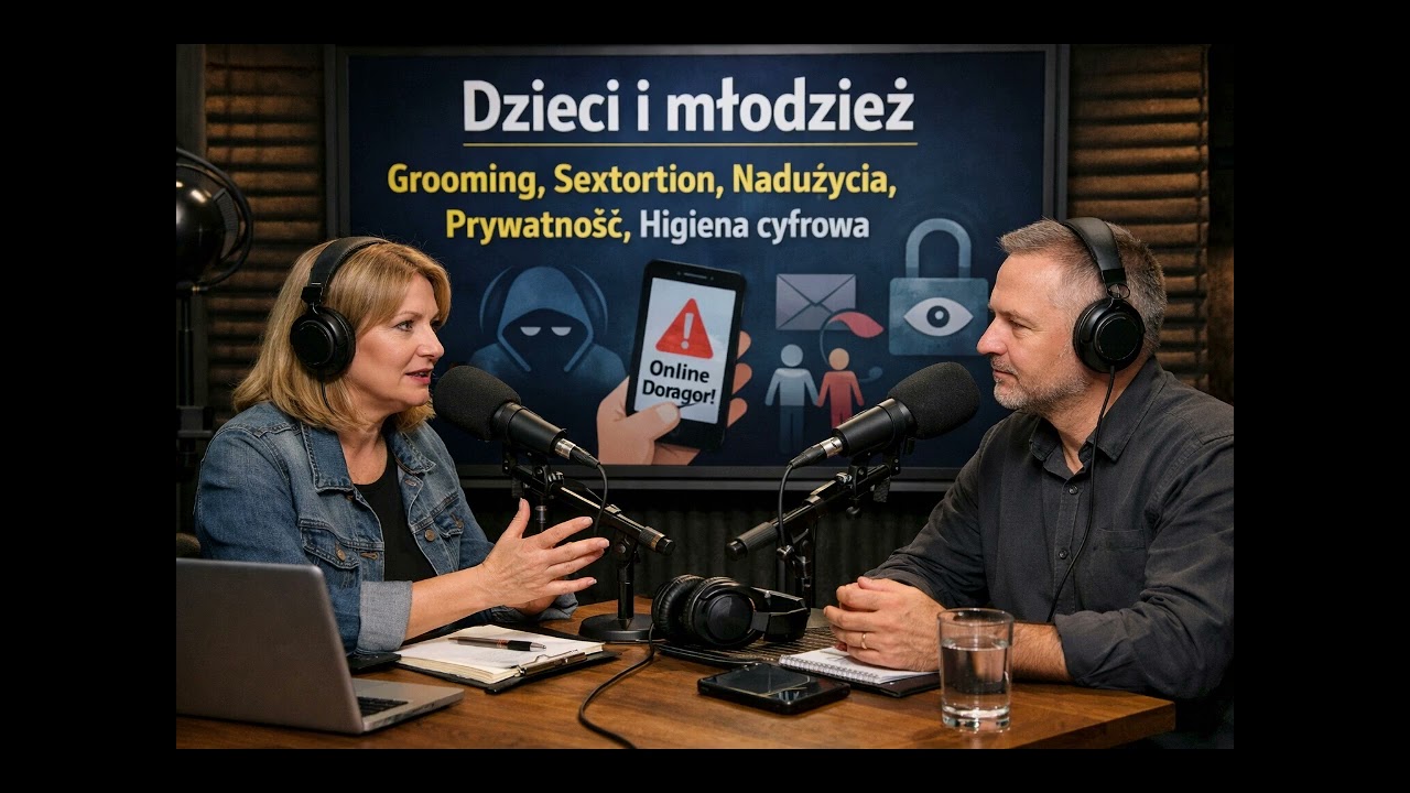 Dzieci i młodzież grooming, sextortion, nadużycia, prywatność, higiena cyfrowa