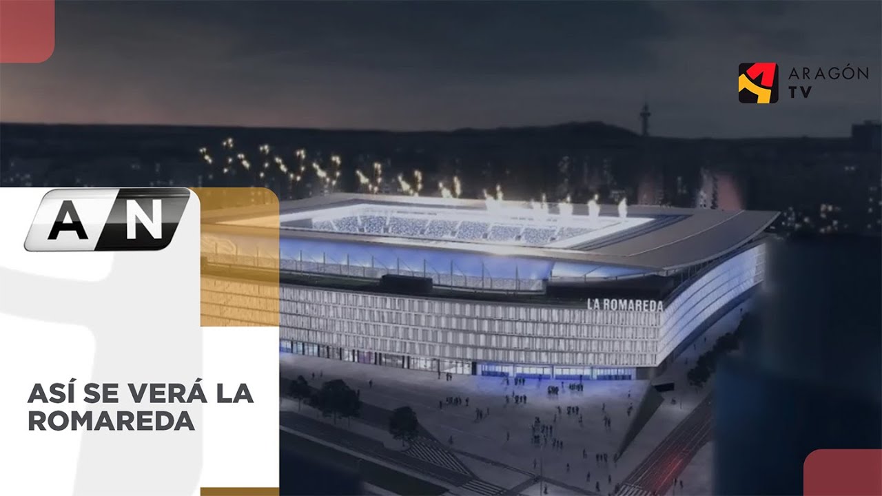 Así se verá el nuevo estadio Ibercaja Romareda