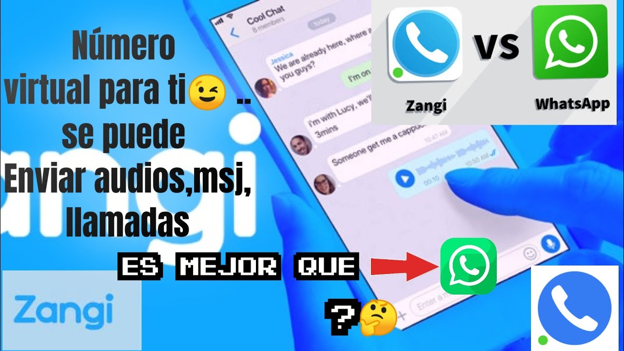 ZANGI/ chatear con tus amigos sin utilizar número de celular /Alternativa  de Whatsapp 2023