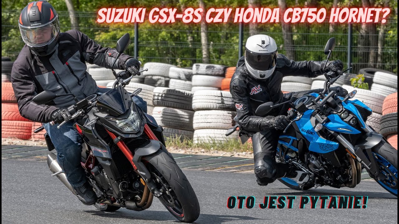 Suzuki GSX-8S vs Honda CB750 Hornet. Por&oacute;wnaliśmy japońskie nakedy i na torze i w turystyce [TEST]