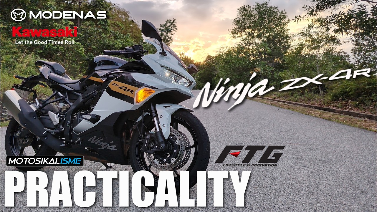 MODENAS X KAWASAKI NINJA ZX-4R SE | COMPREHENSIVE PRACTICALITY REVIEW