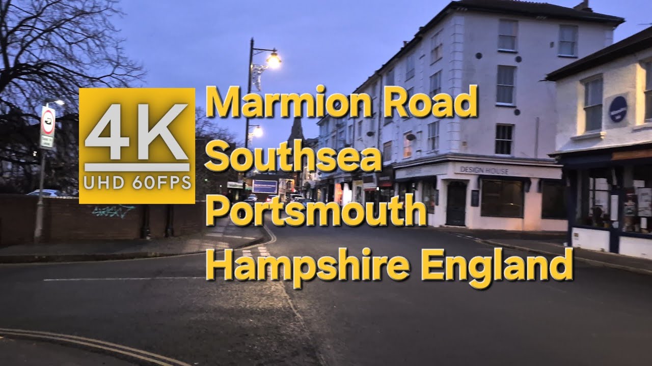 Morning Walk: Marmion Road, Southsea, Portsmouth, Hampshire, England | Jan 2025