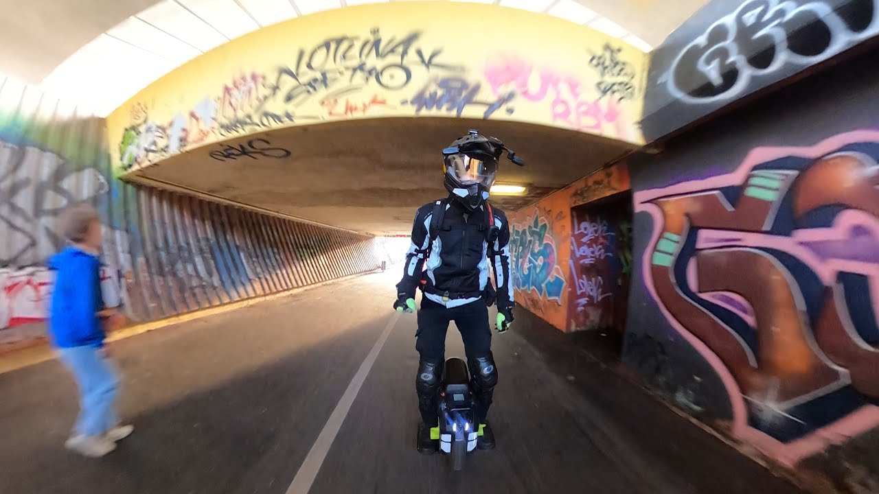EUC ride with GoPro Max camera