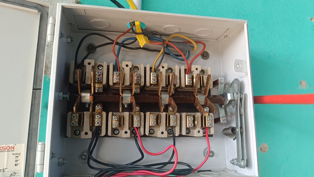3Phase Changer (Grid /Generator And Load Line / three phase connection kaise karen