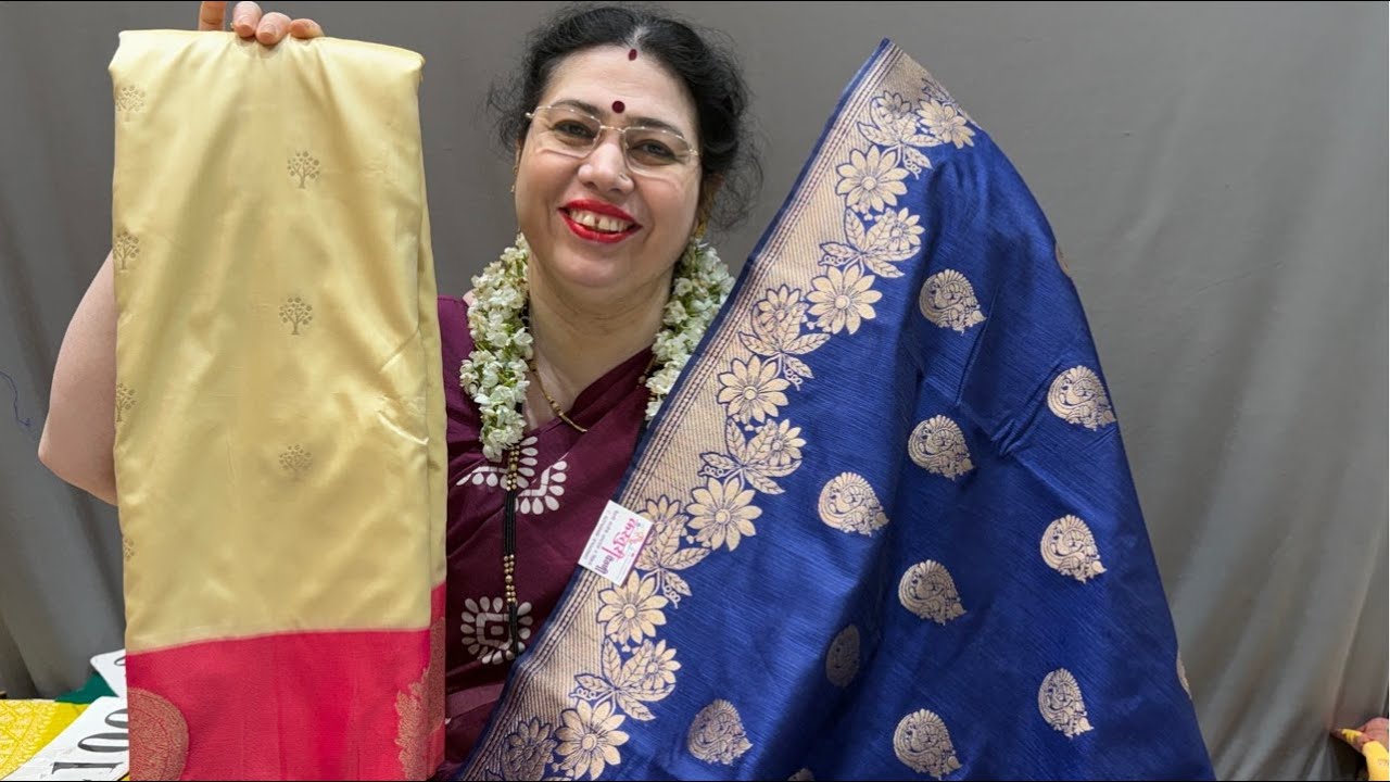 Live streaming of Kasturi Paithani Yeola soft silk collection