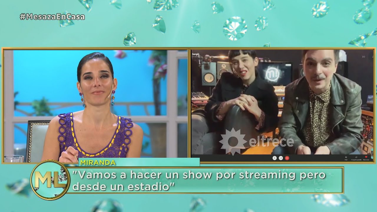 Miranda con Juana: Estrenan tema nuevo y hacen el primer streaming en Cuarentena desde un estadio
