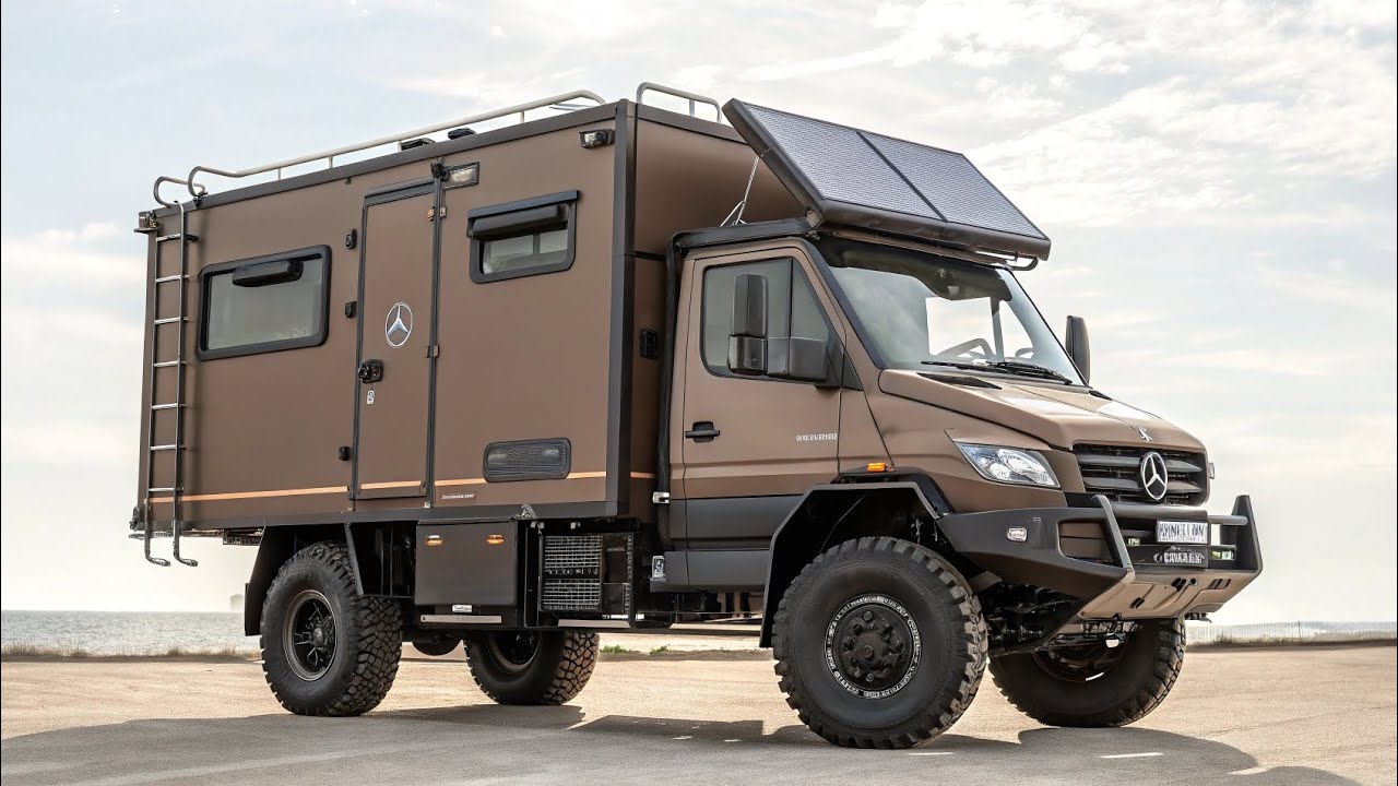 2026 Mercedes Unimog Camper — Ultimate Off-Road Luxury Beast in Chocolate Brown & Exterior Tour