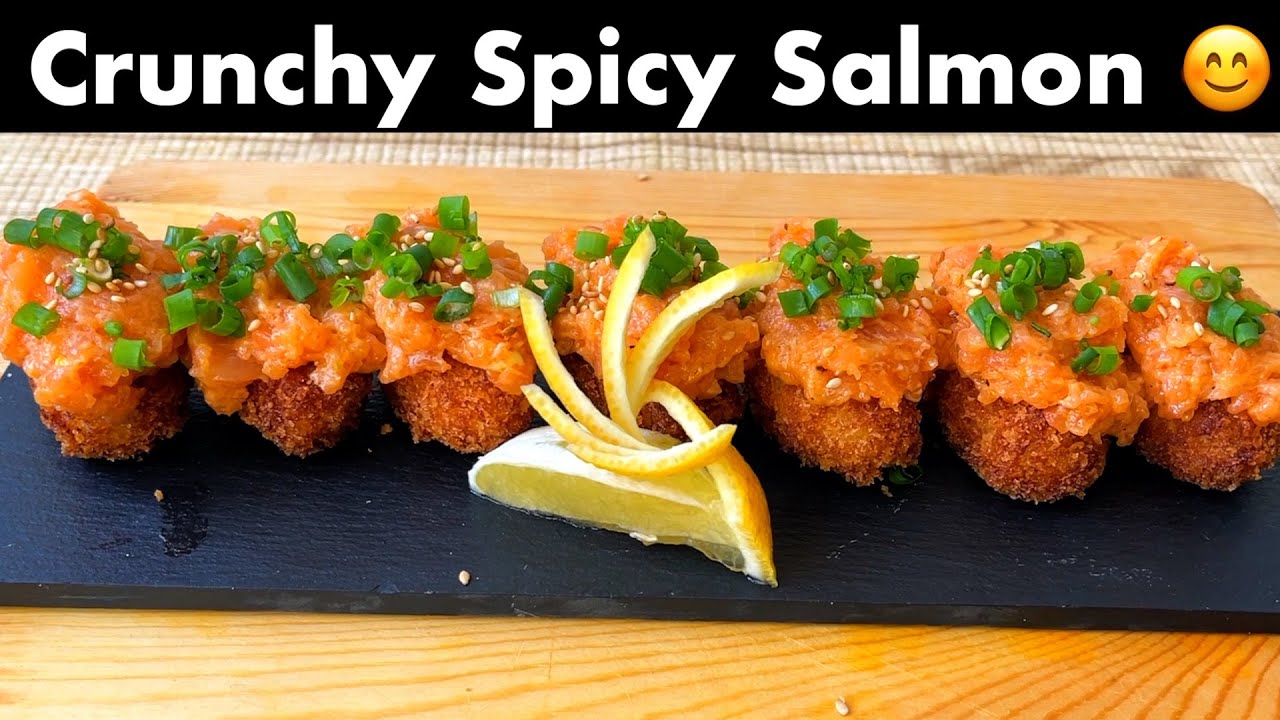 crunchy spicy salmon sushi rice - You Going to Love This Recipe