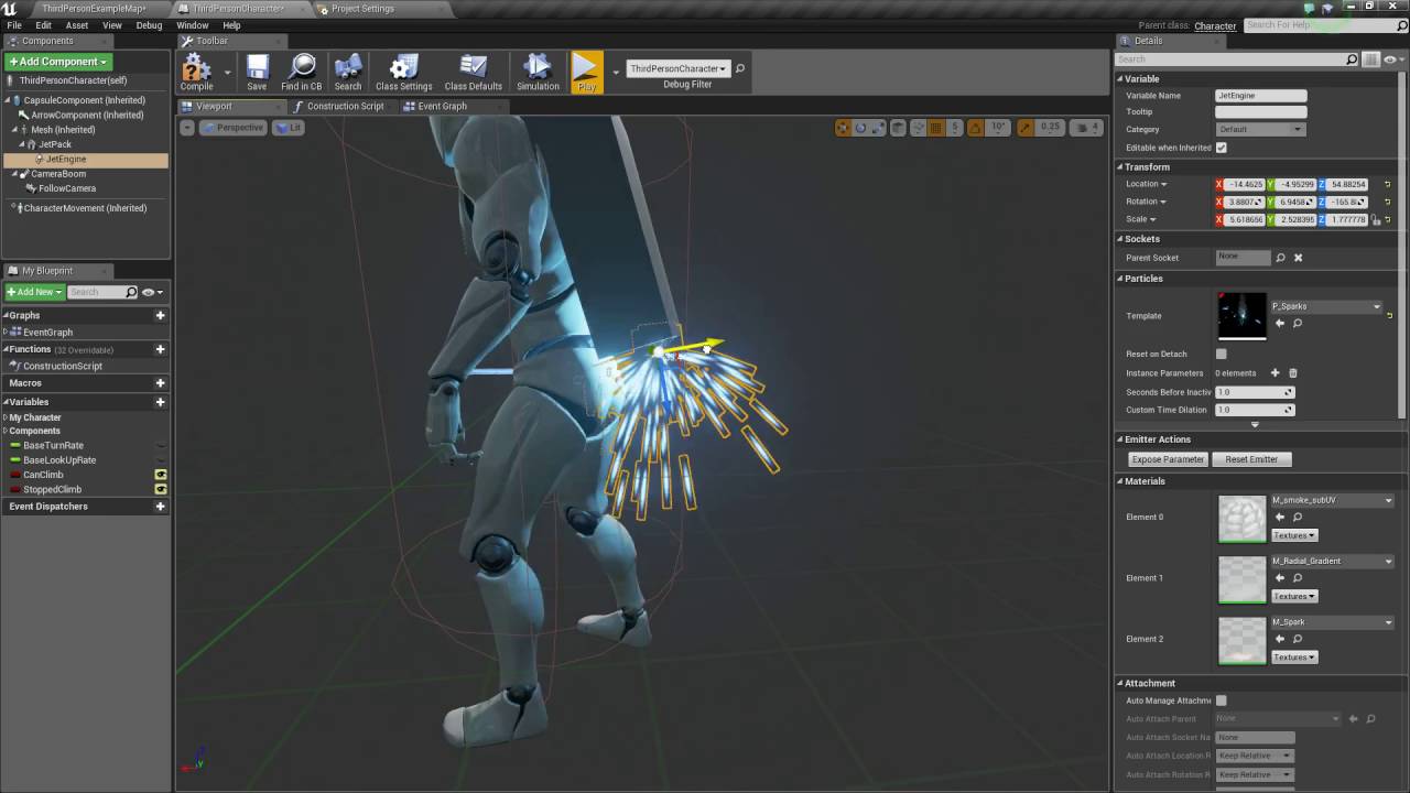 Unreal Engine 4 - Jet Pack Part 1 (Setup)