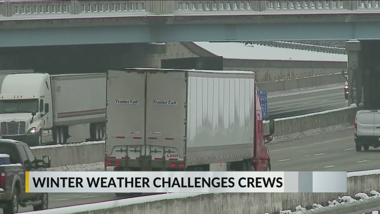 Indy DPW crews to treat roads ahead of expected snow, wintry mix Thursday night