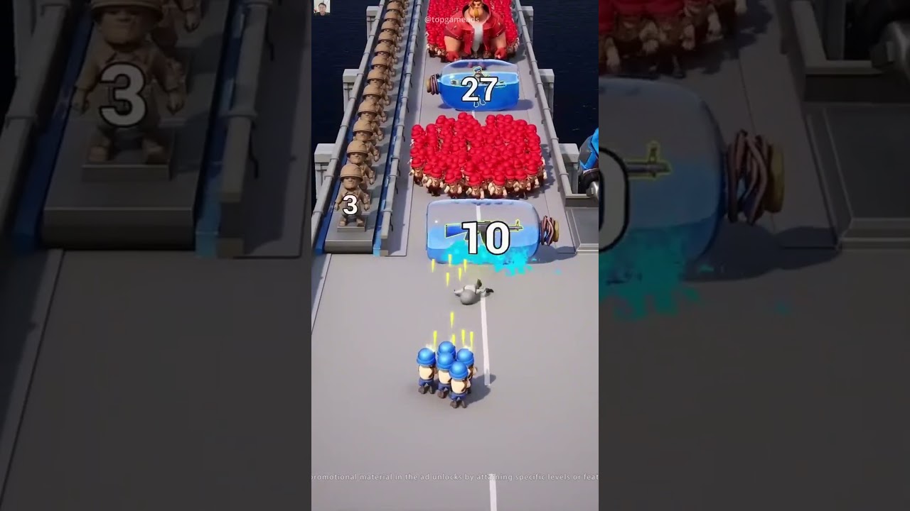 Top War Ads Review New Level 🧠⚔️Merge Tank Squad #games #gaming #gameplay