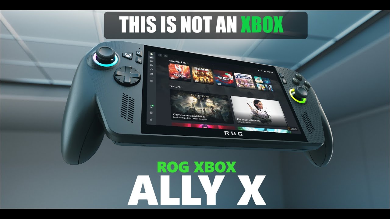 ROG Ally X — это не Xbox