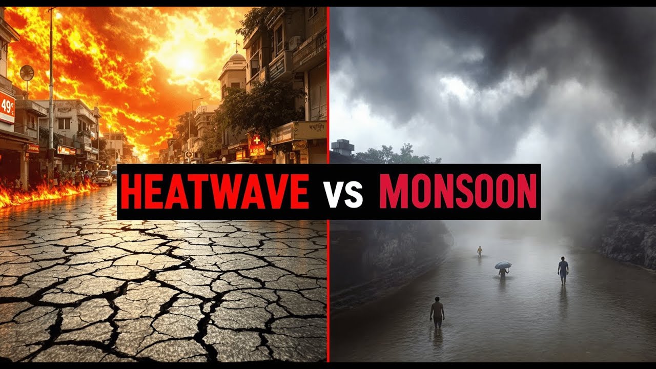 India&rsquo;s Heatwave vs. Monsoon 2025 | Deadly Summer Meets Early Rainfall