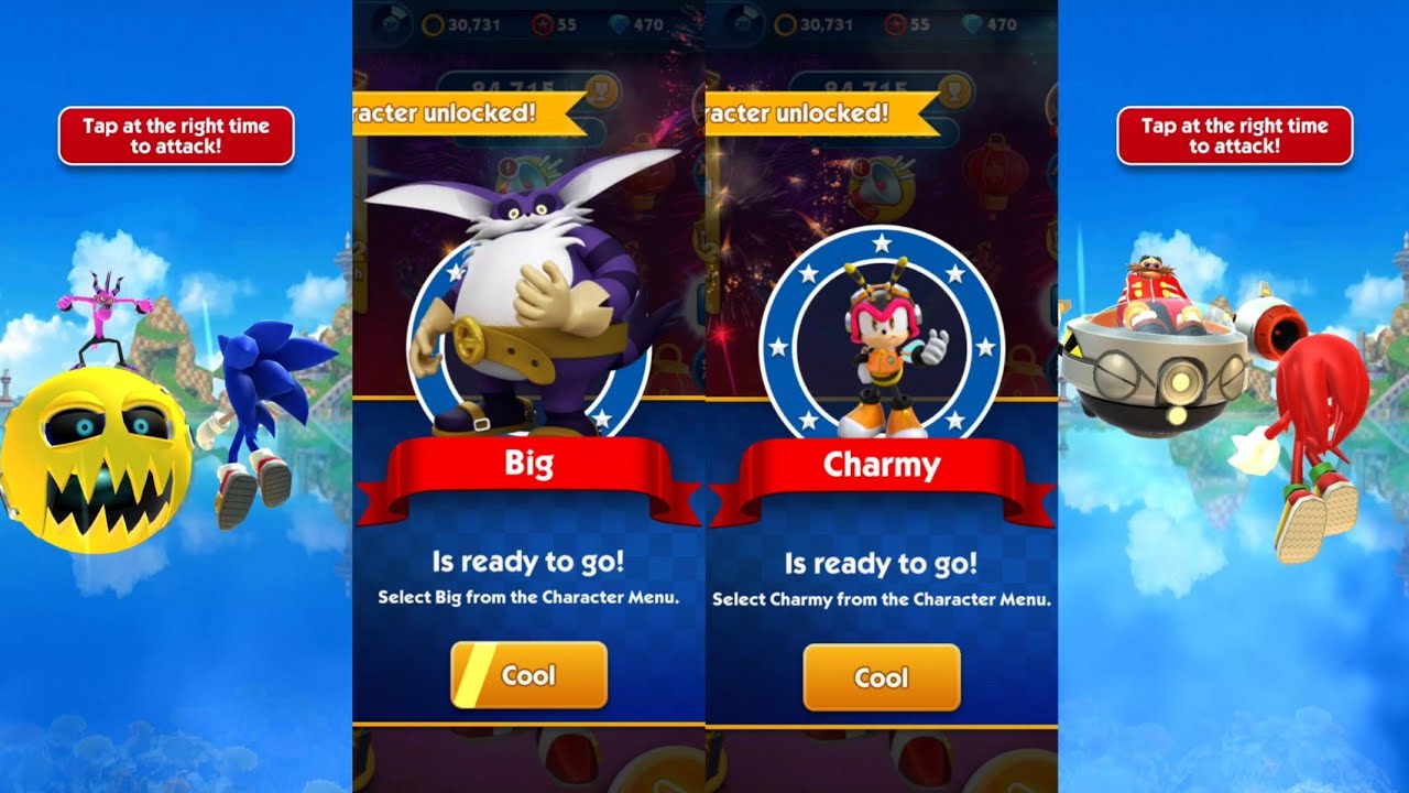 Sonic vs Knuckles | Sonic Dash |