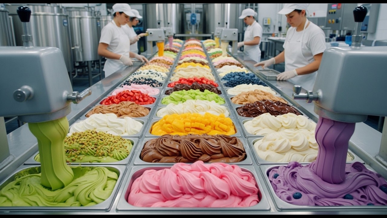 Large-Scale Italian Gelato Manufacturing Explained
