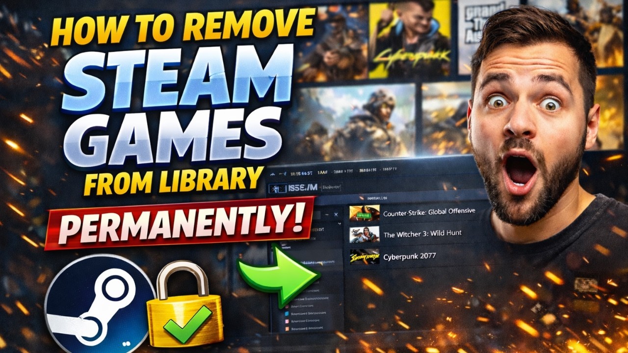 How To Delete Steam Games Permanently (Not Just Hide Them)
