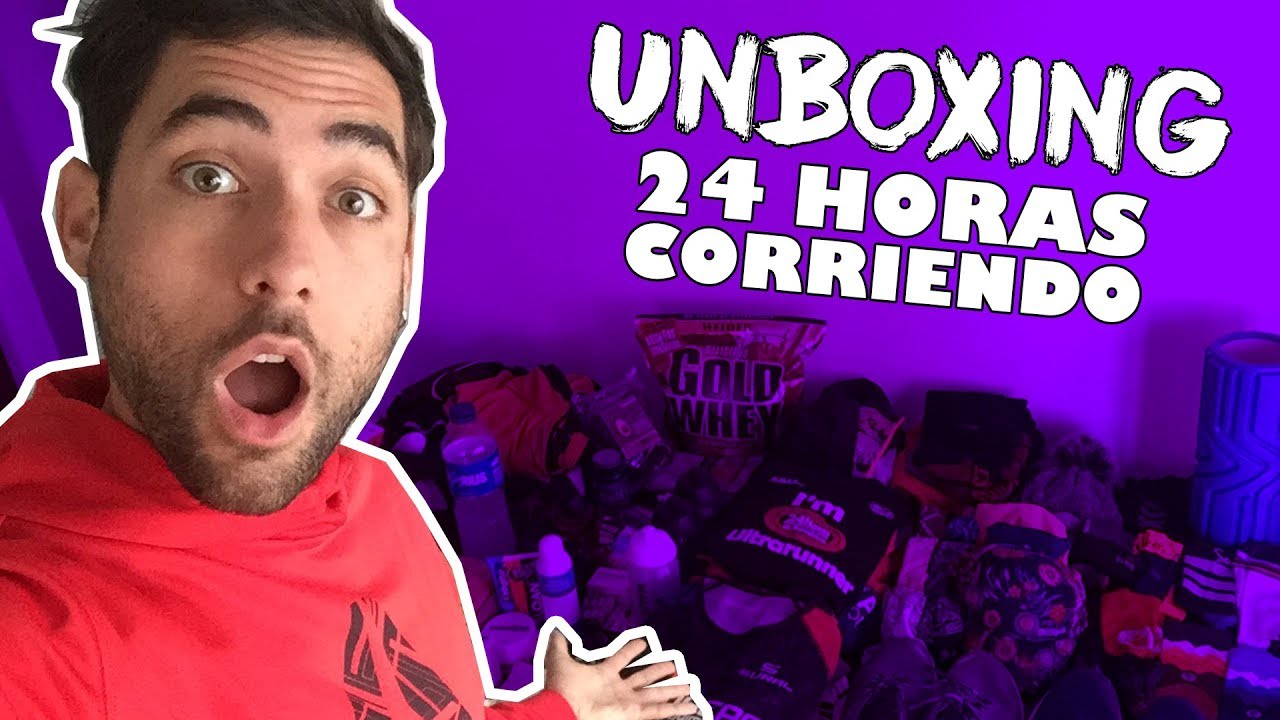 UNBOXING RETO 24 HORAS CORRIENDO