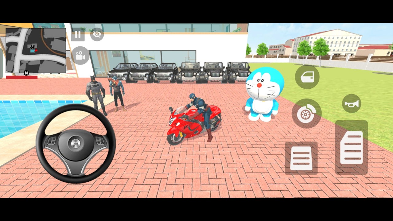 Modified Police Car 🚨 Gangster Life in Indian Streets | Open WorldGame game for android ❤️