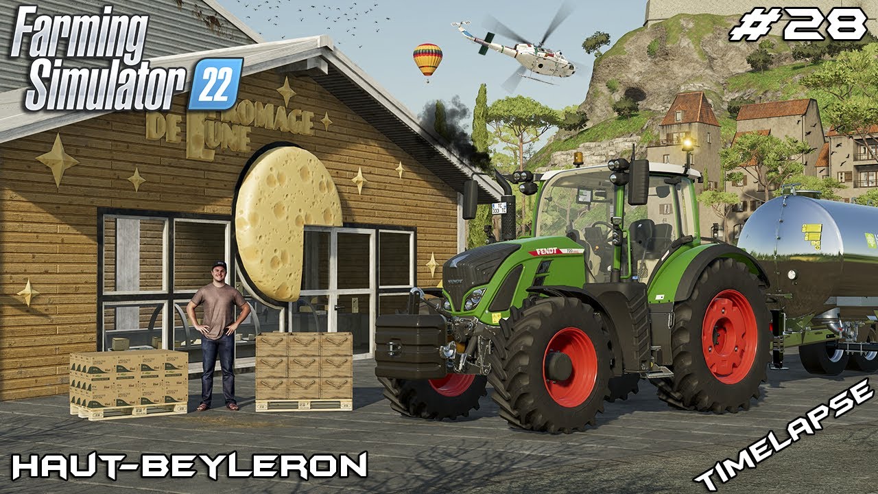 Buying CHEESE FACTORY & making CHEESE | Animals on Haut-Beyleron | Farming Simulator 22 | Episode 28