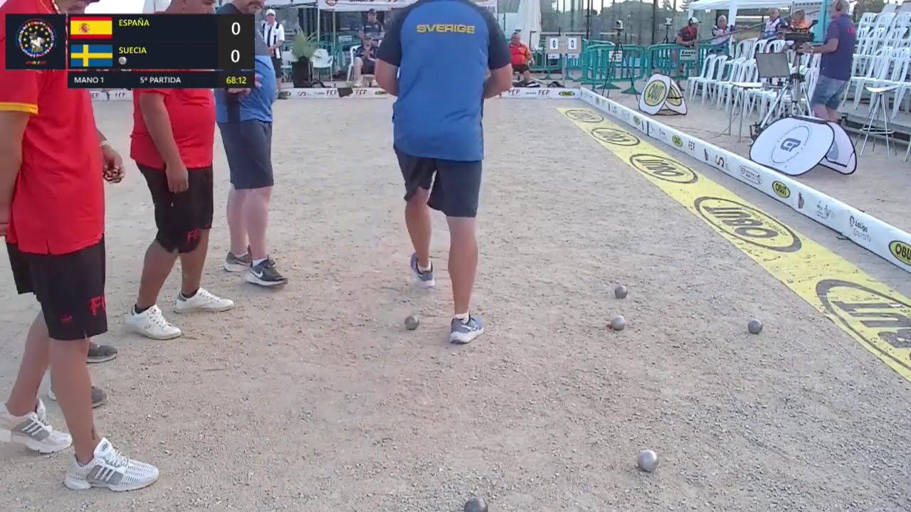España vs Suecia - Campeonato de Europa Senior 2025